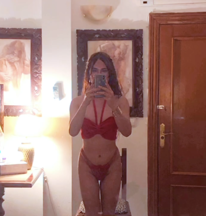 shemale model Athena in marbella