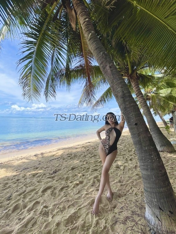 shemale model Fiona Spice in Okinawa