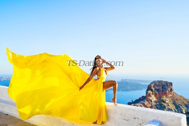 shemale model Isis Bittencourt in Athens