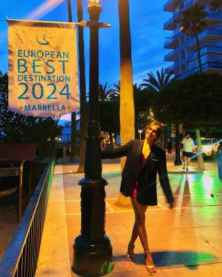 Transgender model Athena in Marbella