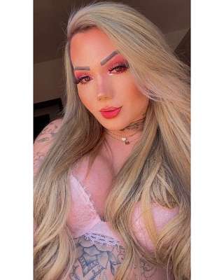 Transgender model  in Prague