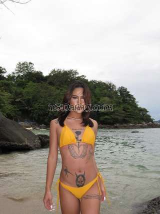 Transgender model fah in Phuket