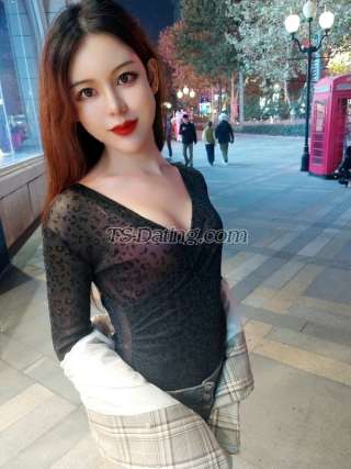 Transgender model Coco in beijing