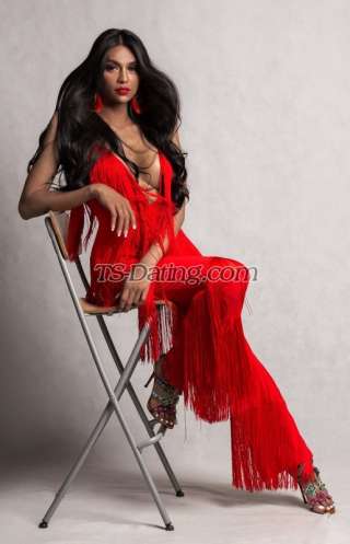 Transgender model Eva Hilton in Melbourne