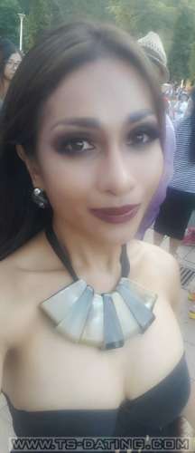 Transgender model Natalia Delatour in Sydney