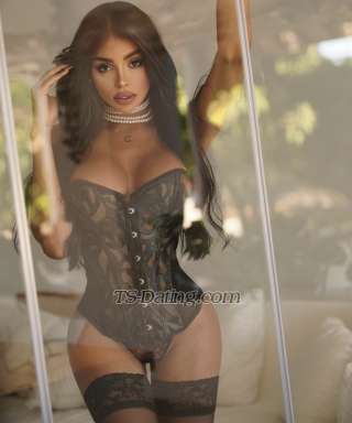 Transgender model Melisa in Ibiza