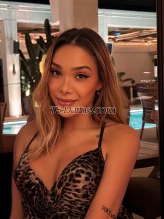 Transgender model Lais Calegari in Mykonos
