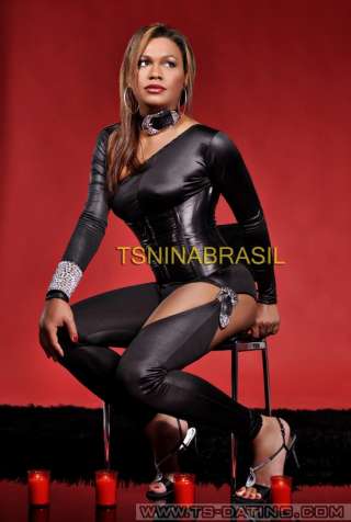 Transgender model Ts Nina Brasil in Birmingham