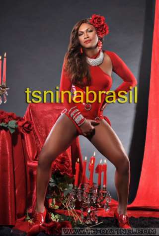 Transgender model Ts Nina Brasil in Birmingham