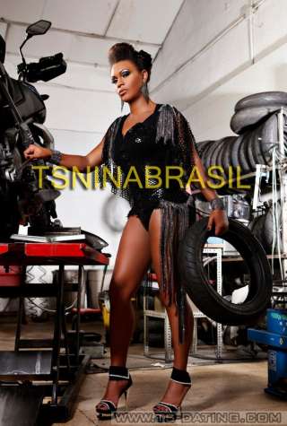 Transgender model Ts Nina Brasil in Birmingham