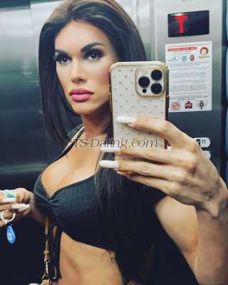 Transgender model Rafaela Fontana in Frankfurt
