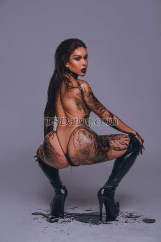 Transgender model Slatina in London
