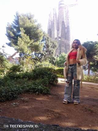 Transgender model Sofia in Barcelona