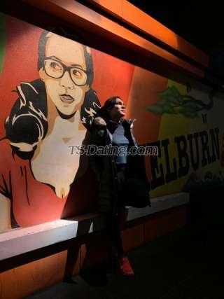 Transgender model Mariam Isabella in Melbourne
