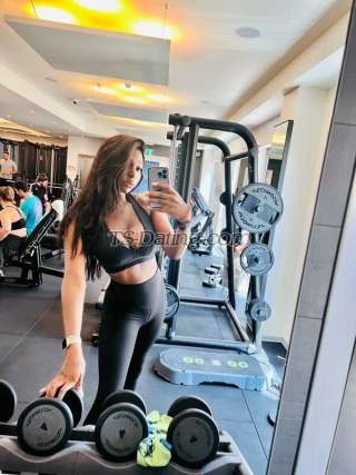 Transgender model Thais Gamma in rome