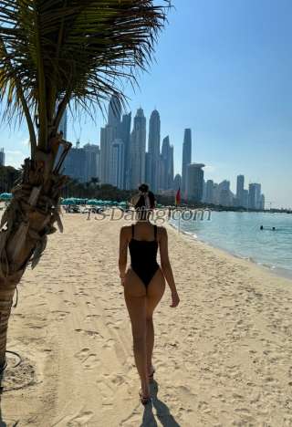Transgender model Tiffany in Dubai
