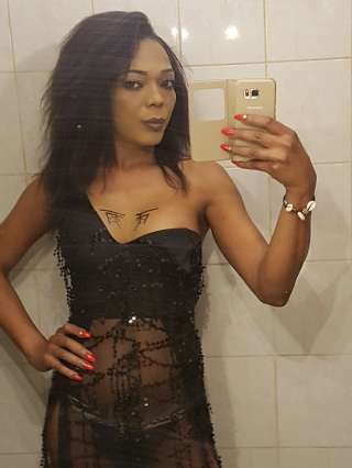 Transgender model Tyra in Toulouse