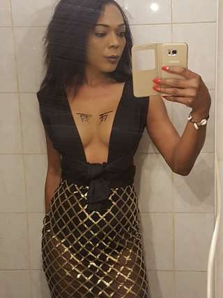 Transgender model Tyra in Toulouse