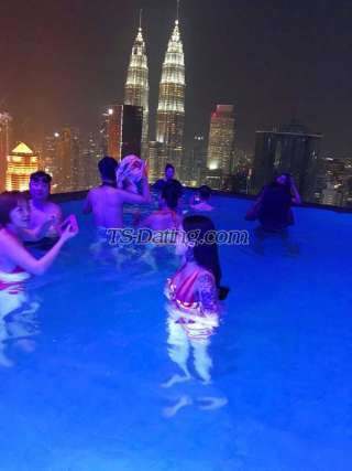 Transgender model Trinity in Guangzhou