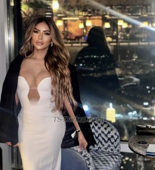 Transgender model Annastasia in Dubai