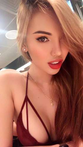 Transgender model Kylie in Dubai