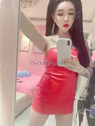 Transgender model Meilinna in beijing