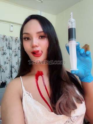 Transgender model Wendy Ng in Kuala Lumpur