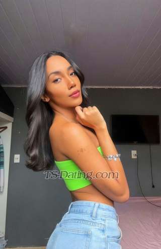 Transgender model Kauani Ribeiro in Rio De Janeiro