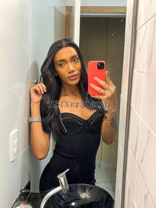Transgender model Kauani Ribeiro in Rio de Janeiro