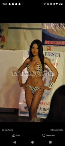 Transgender model Francine Dela Cruz in Brisbane