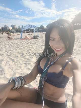 Transgender model Francine Dela Cruz in Brisbane 