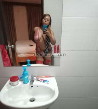 Transgender model Ecah in Johor Bahru