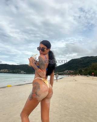 Transgender model Heves in Antalya