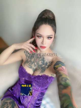 Transgender model Xiya in Hong kong
