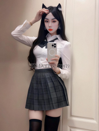 Transgender model Annie in Hong Kong